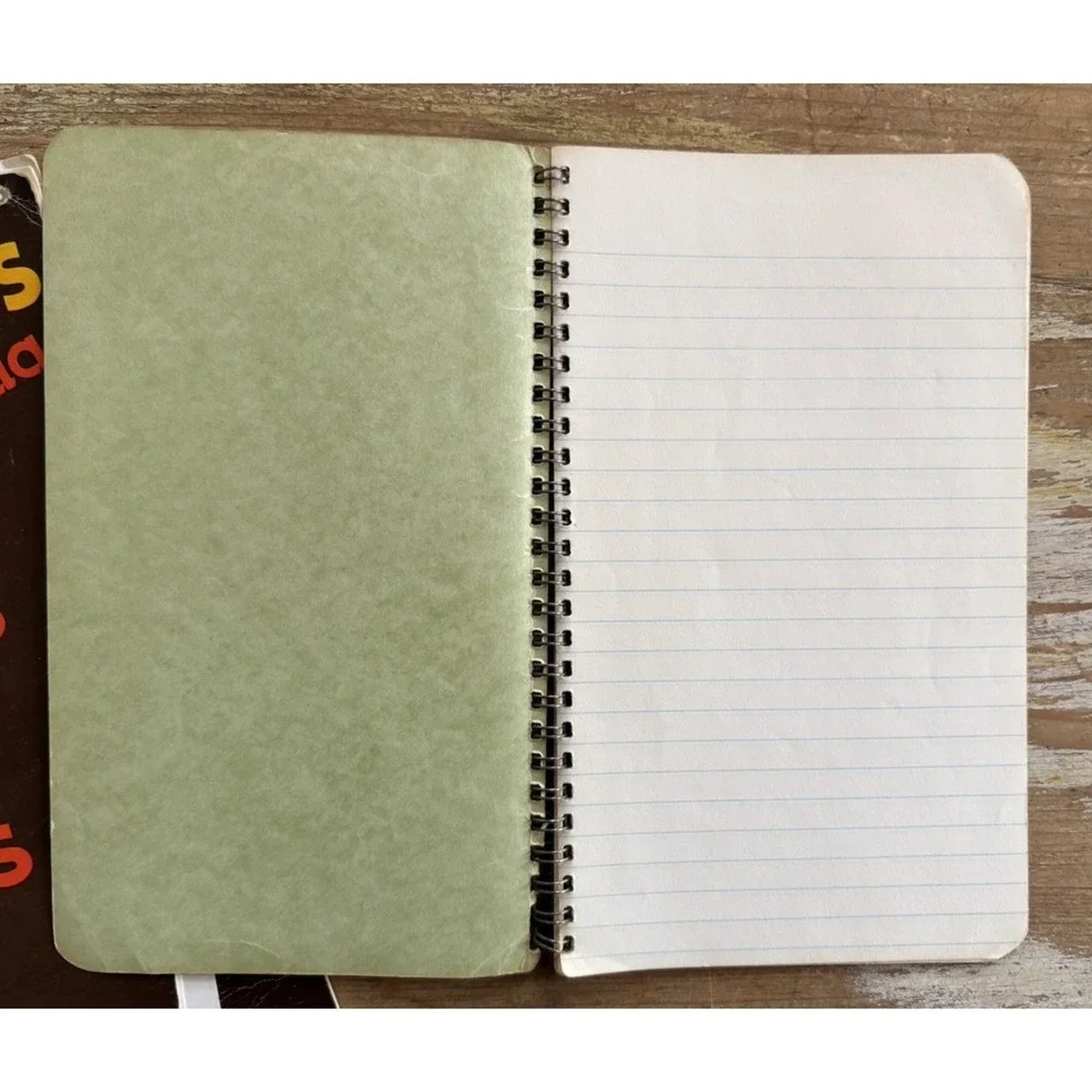 Vintage office supply advertising memo spiral bound notebooks Westab 1940s 1950s
